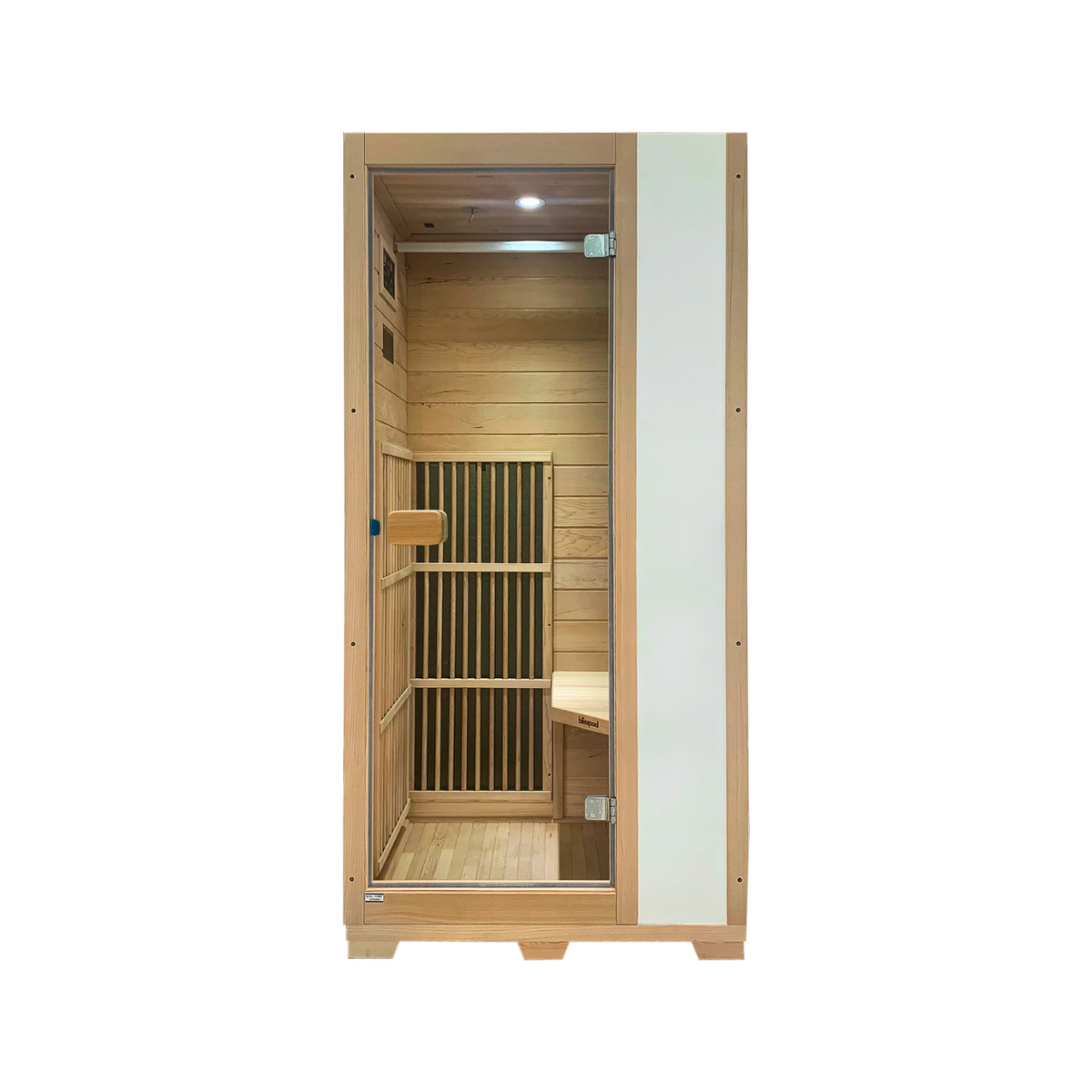 Blisspod Vienna FAR Infrared Sauna Cabin – Canadian Hemlock, 1-Person (72.8"H x 36.4"W x 26.0"D)