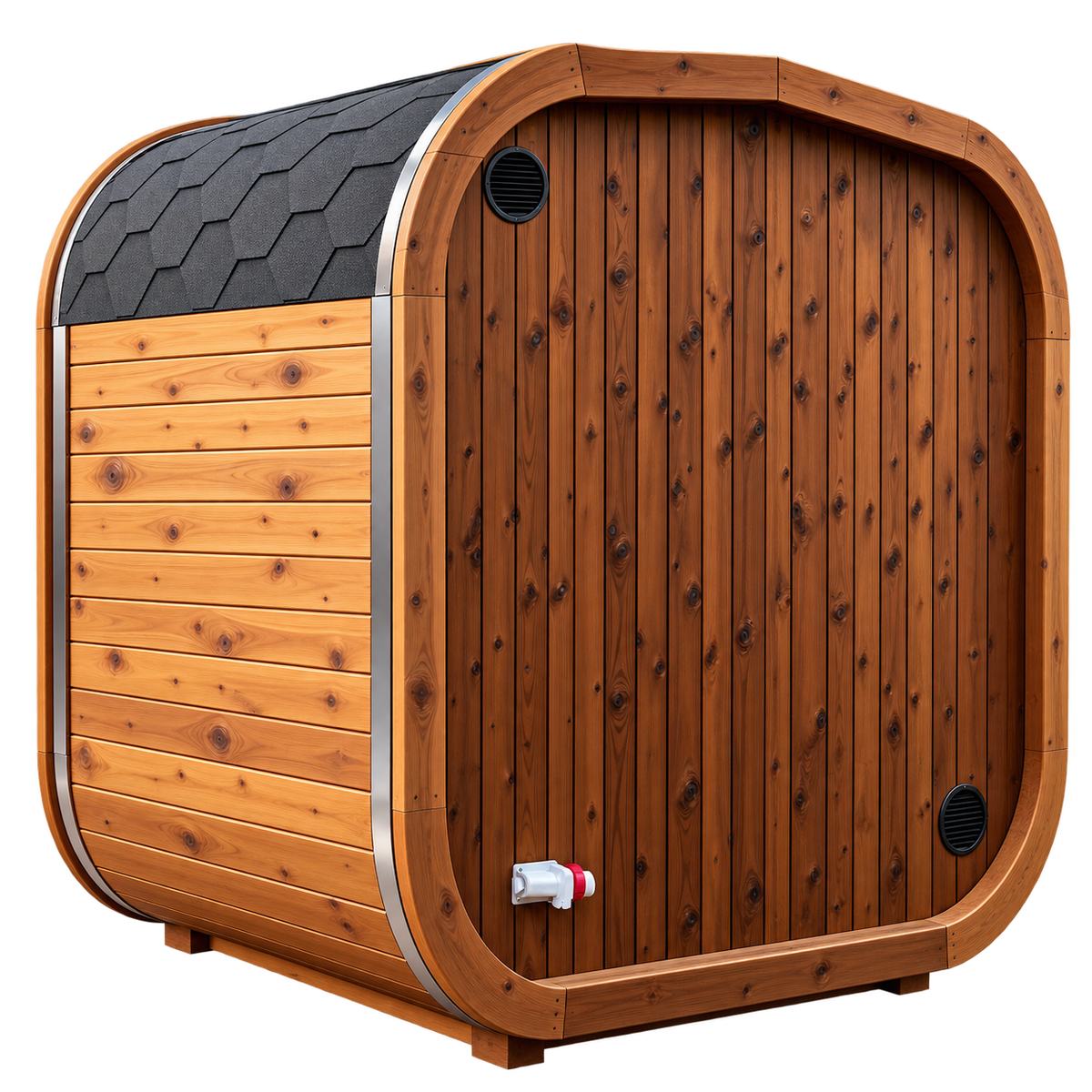Mande MW16 Thermowood Outdoor Sauna – Premium Thermowood Garden Sauna
