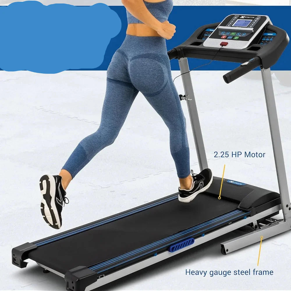 Foldable Fitness Machine Compact Treadmill for Home Workouts