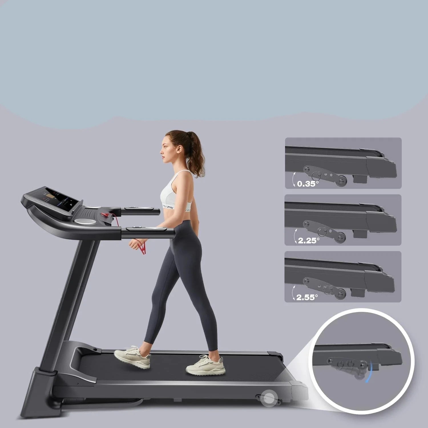 Smart Portable Treadmill Enjoy Customized Workouts Anywhere