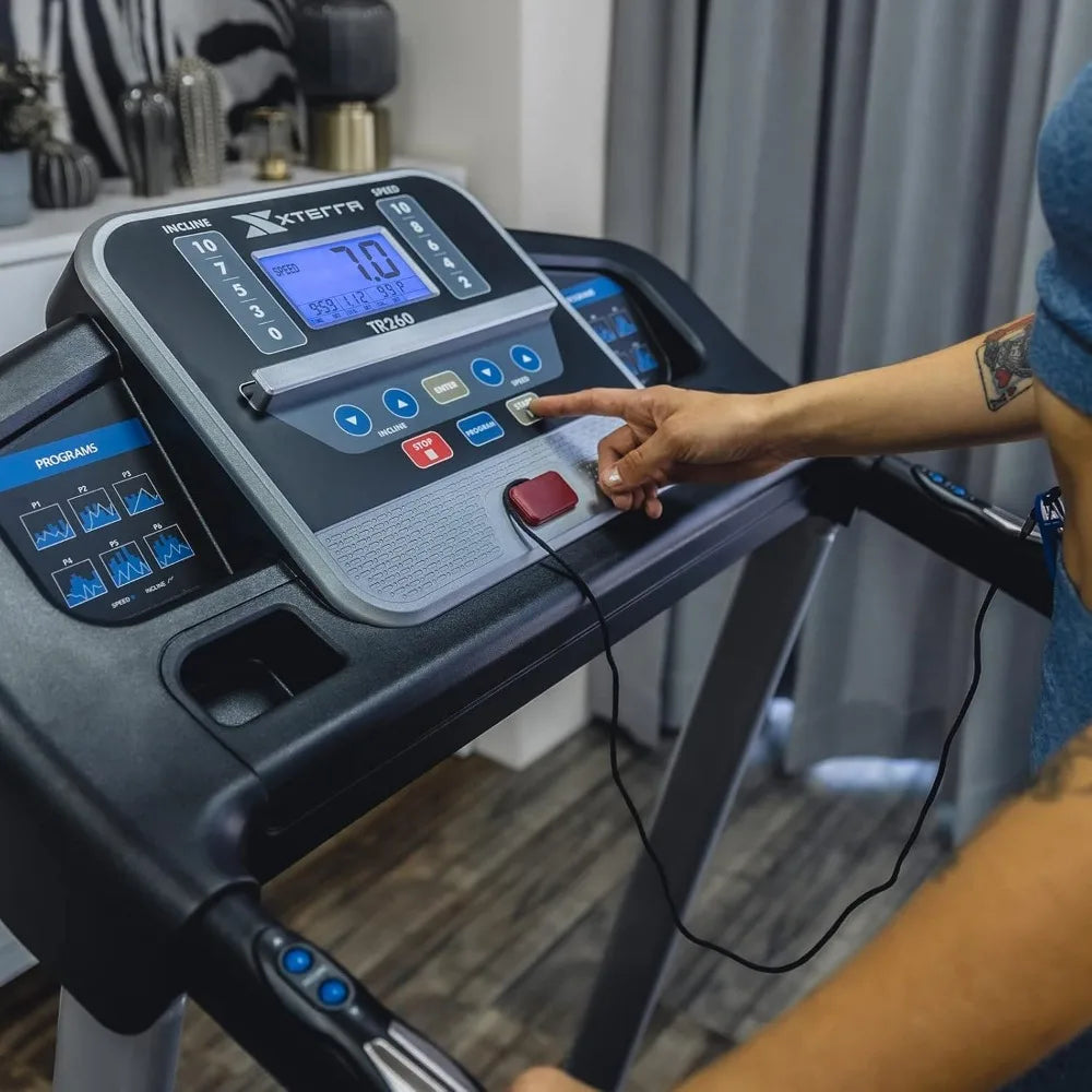 Foldable Fitness Machine Compact Treadmill for Home Workouts