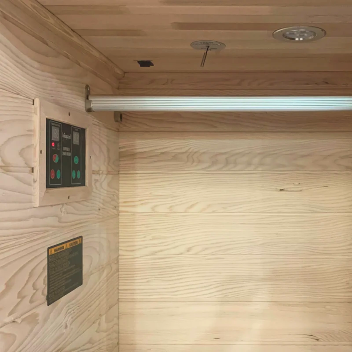 Blisspod Vienna FAR Infrared Sauna Cabin – Canadian Hemlock, 1-Person (72.8"H x 36.4"W x 26.0"D)