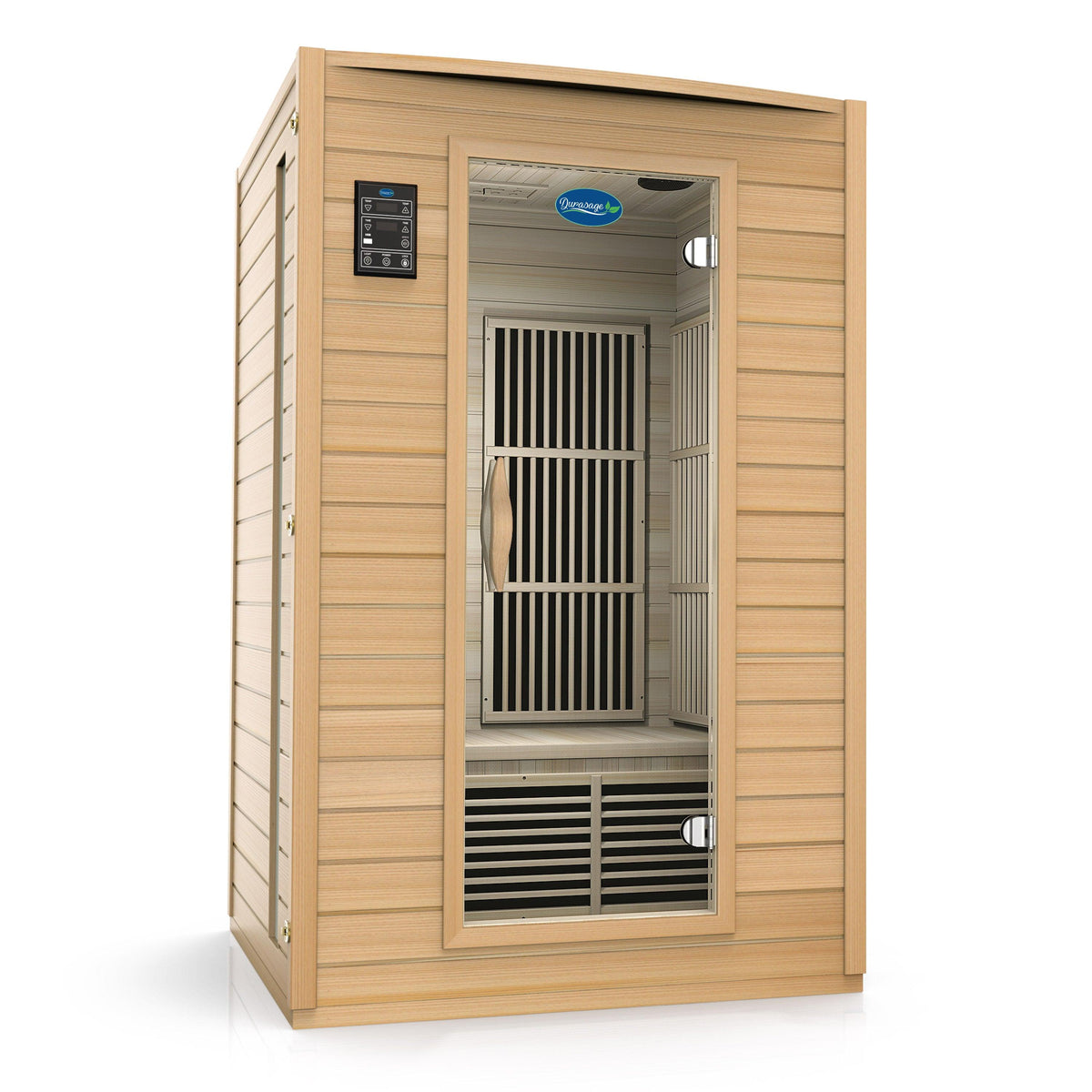 2-Person Carbon FAR Infrared Sauna – Canadian Hemlock, 1700W, Premium Audio