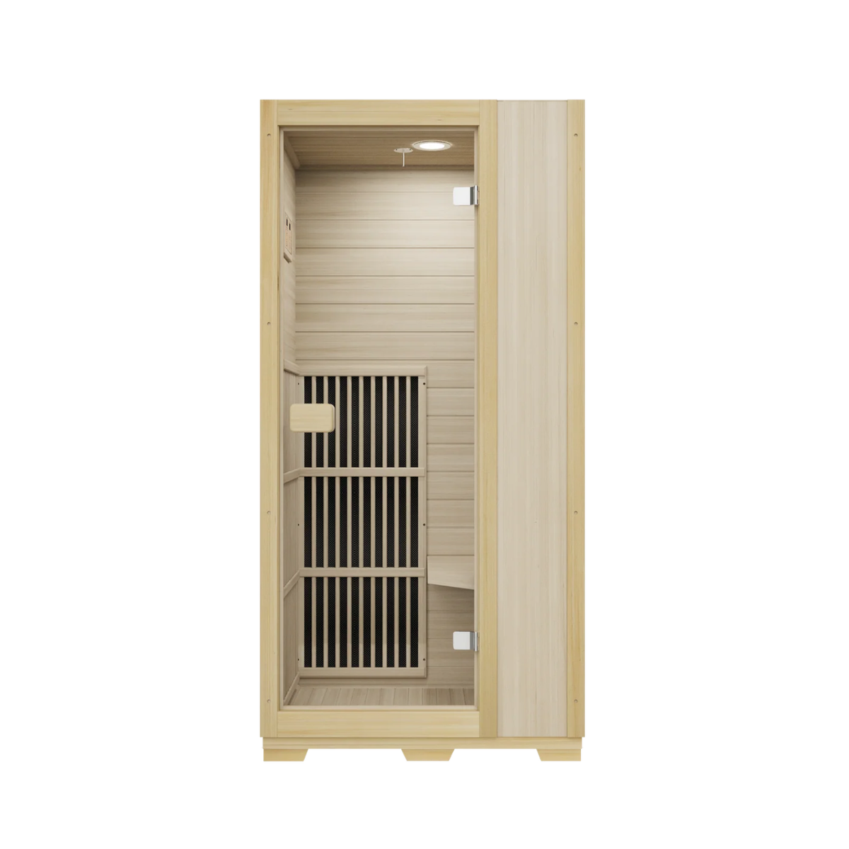 Blisspod Vienna FAR Infrared Sauna Cabin – Canadian Hemlock, 1-Person (72.8"H x 36.4"W x 26.0"D)