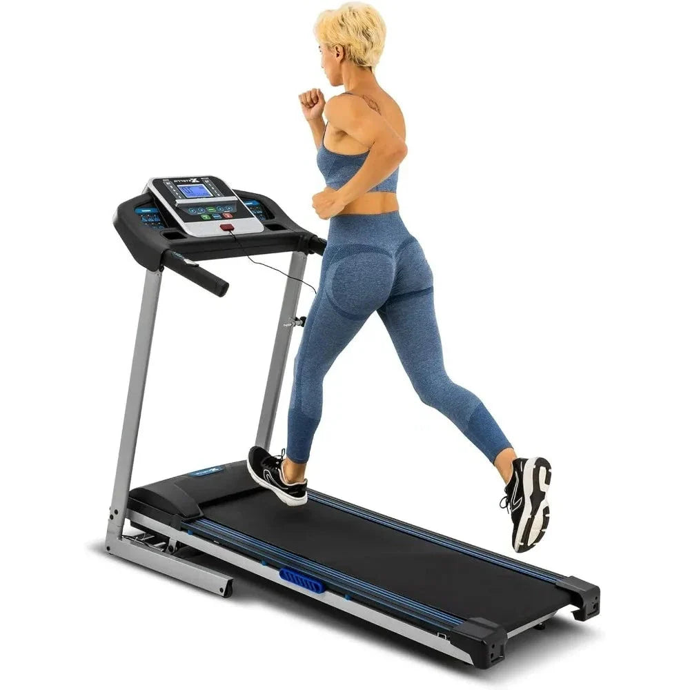 Foldable Fitness Machine  Compact Treadmill for Home Workouts