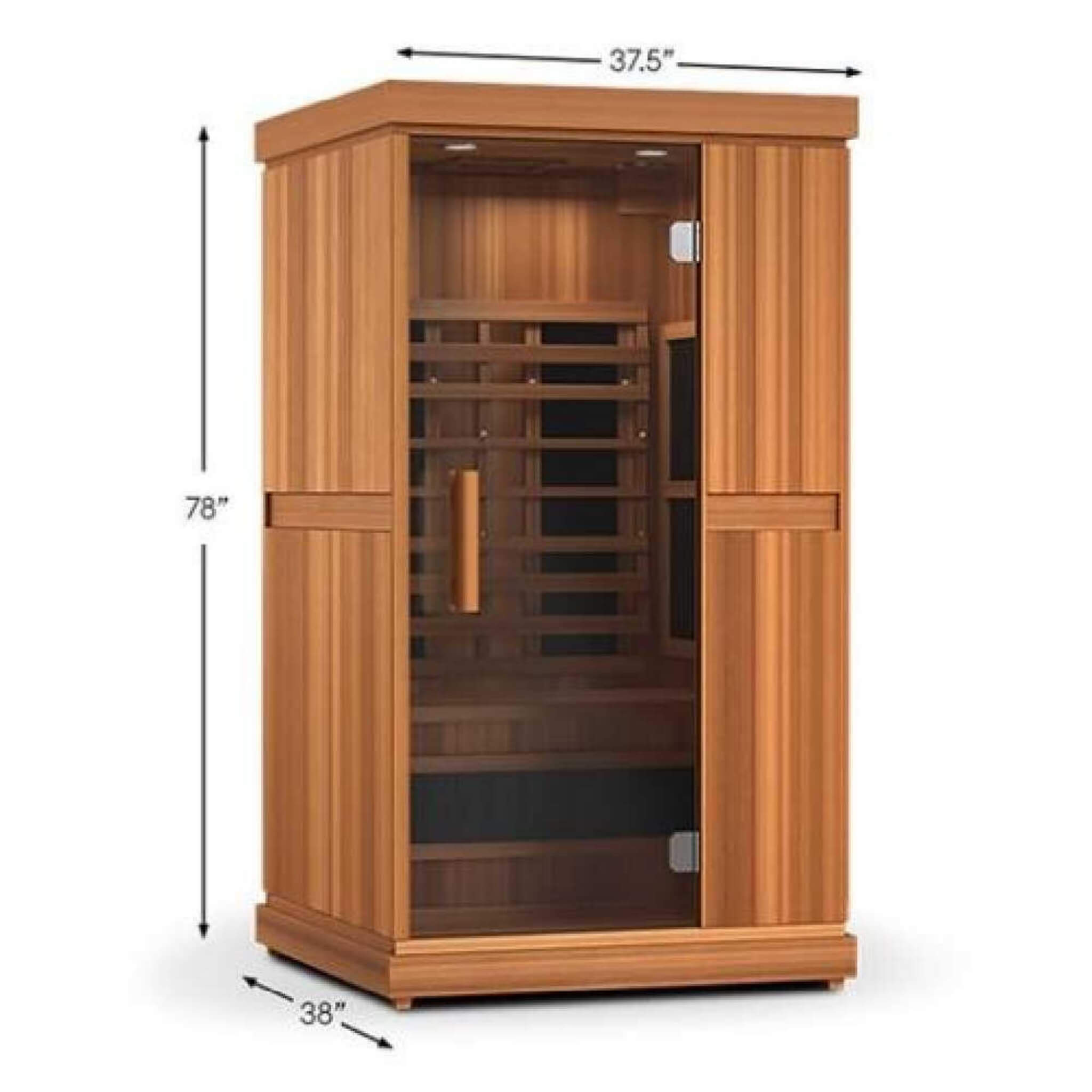 Finnmark FD-1 Full Spectrum 1-Person Home Infrared Sauna With Bluetooth Audio [FD-KN001] (SAK18374)