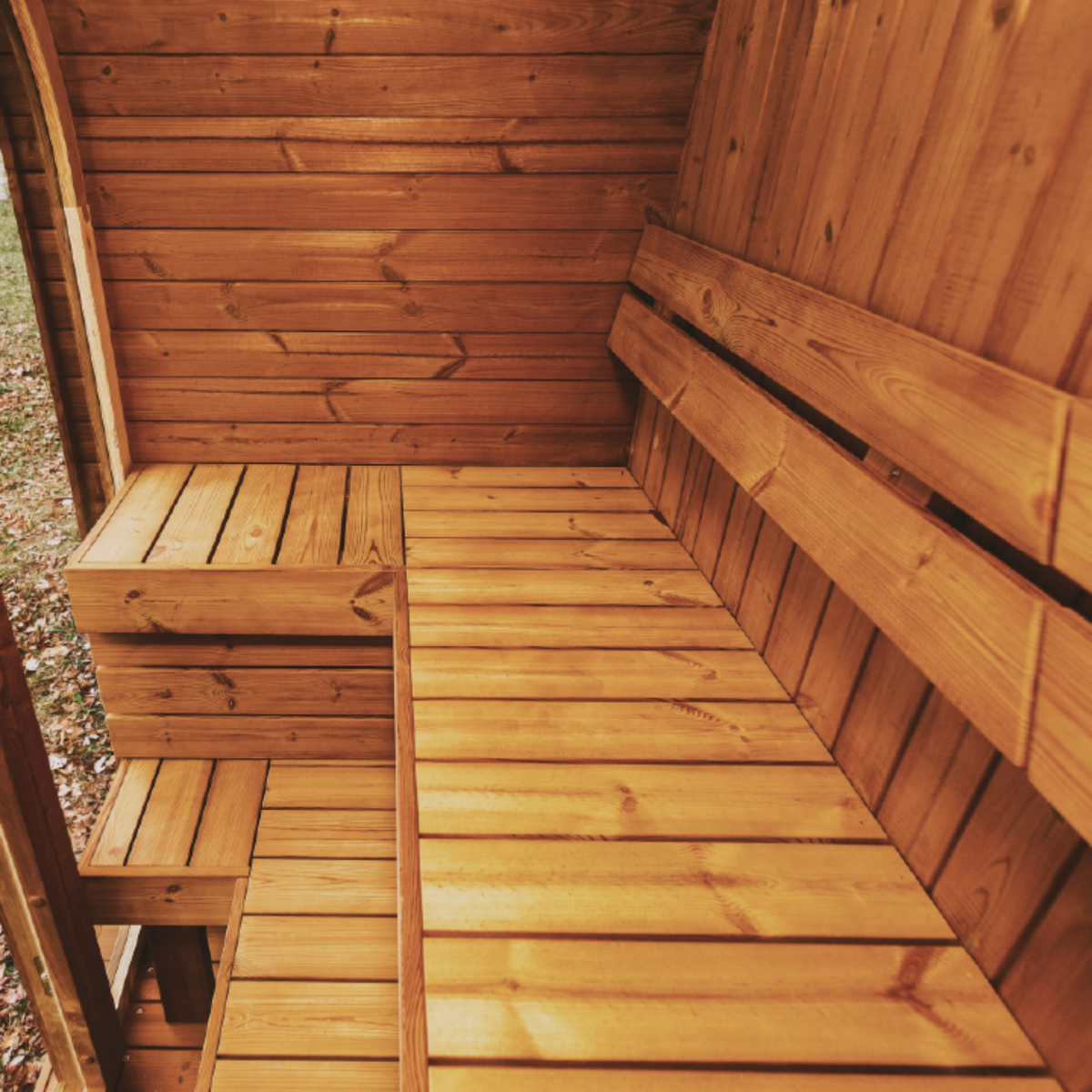 Mande MW16 Thermowood Outdoor Sauna – Premium Thermowood Garden Sauna