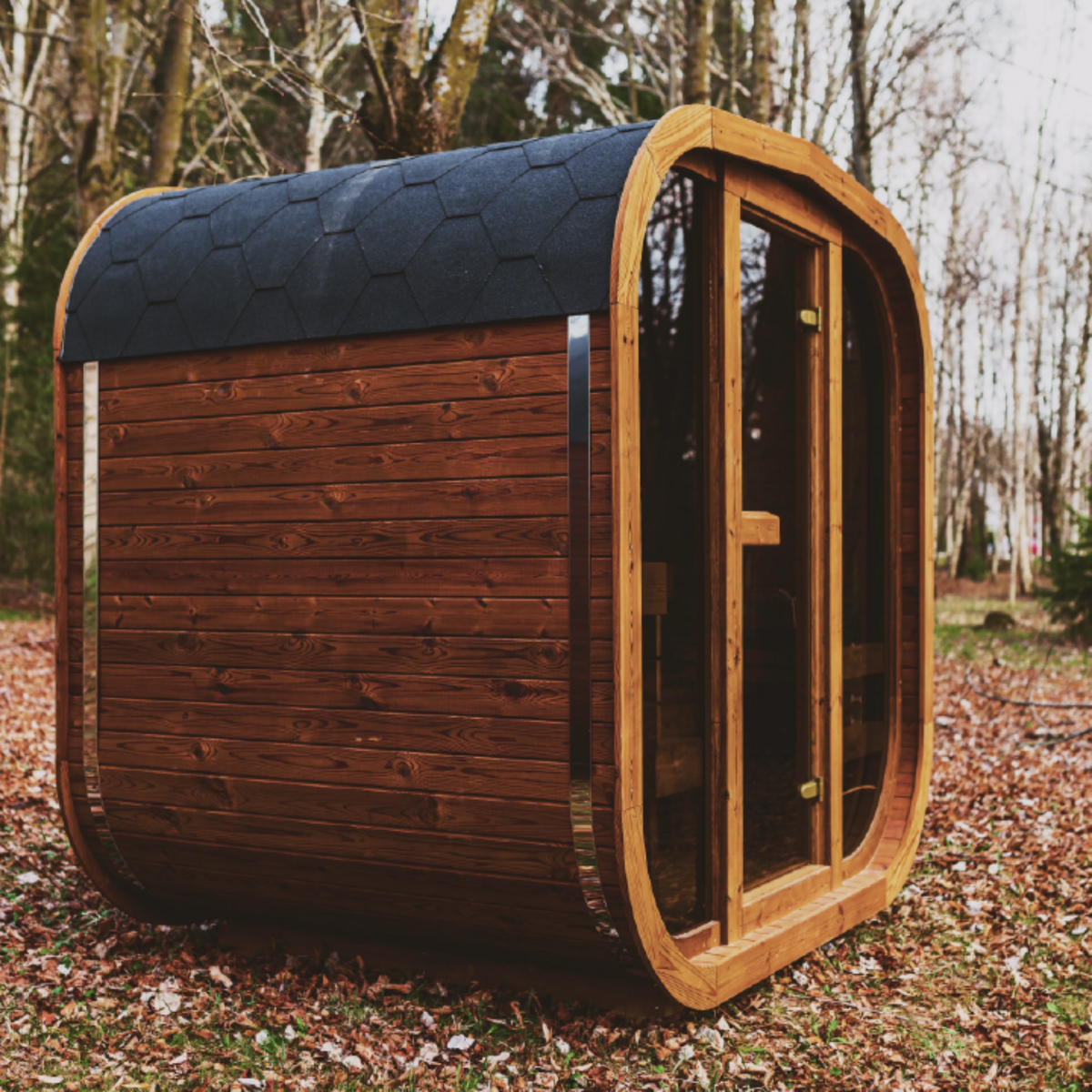 Mande MW16 Thermowood Outdoor Sauna – Premium Thermowood Garden Sauna